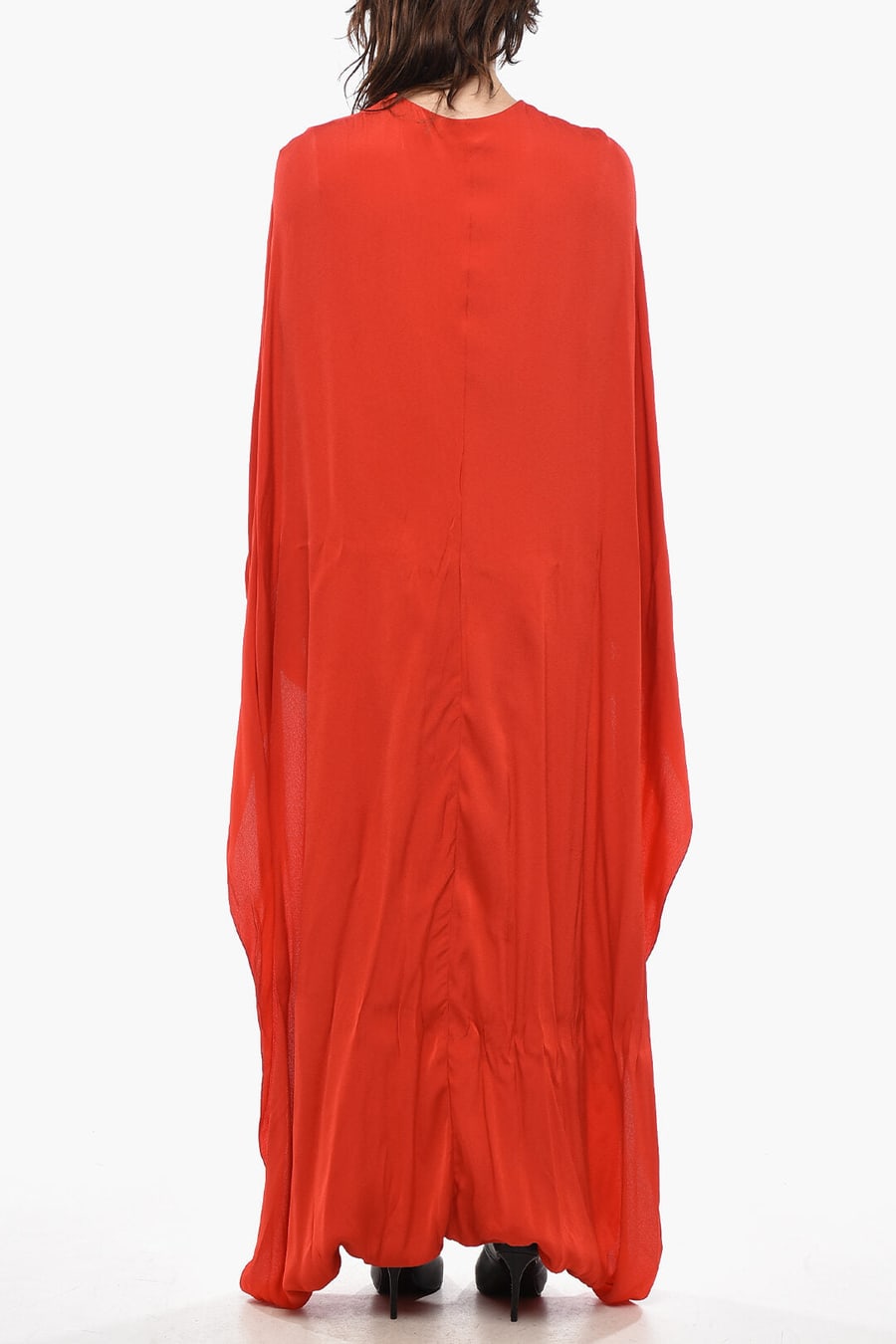 Stella McCartney 2950~Flared Tunic EILISEa Solid Color With Belt, view 2