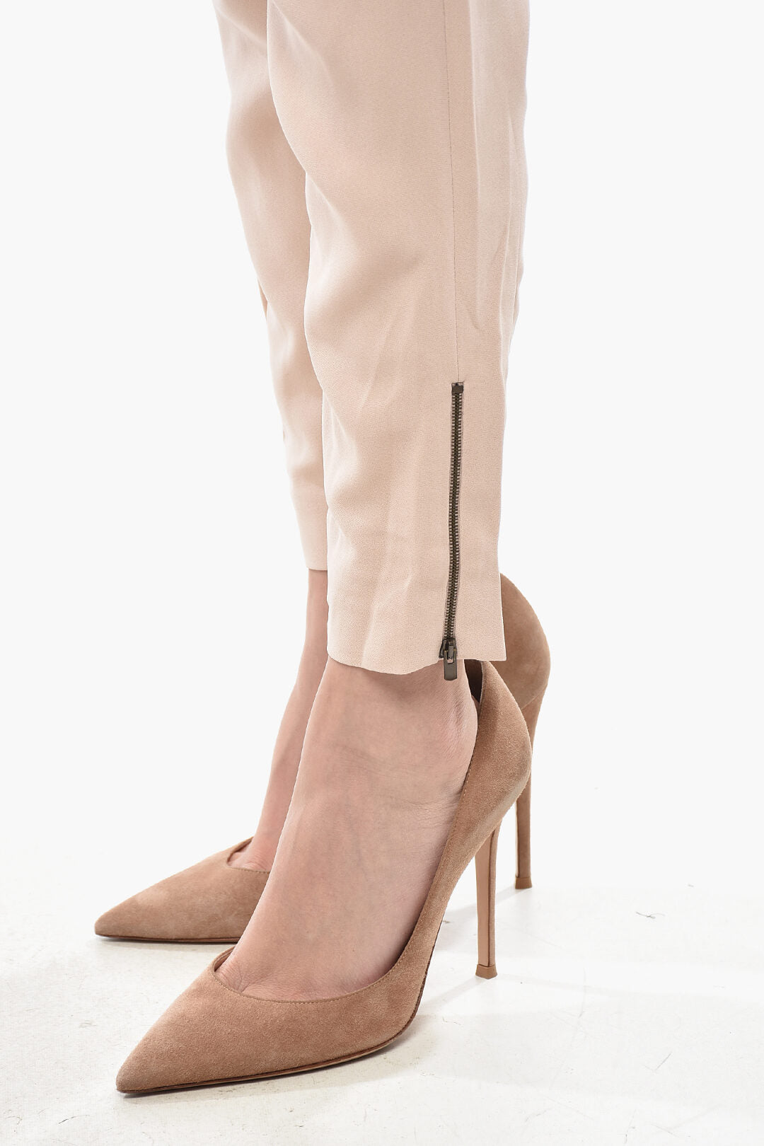 Stella McCartney 3050~Stretch Viscose Pants With Ankle Zip