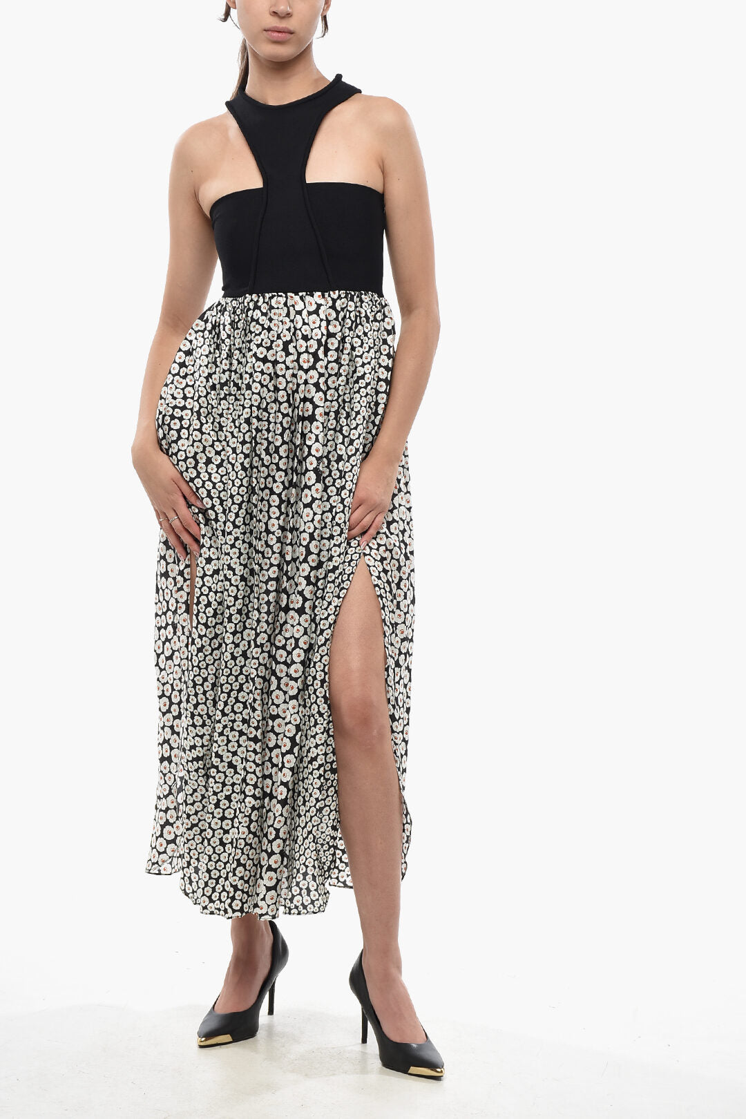 Stella McCartney 3500~Sleeveless Maxi Dress DITSY Silk