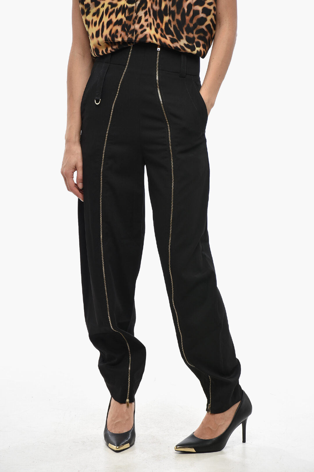 Stella McCartney 3500~Wool Trousers EWA with Double Front Zip