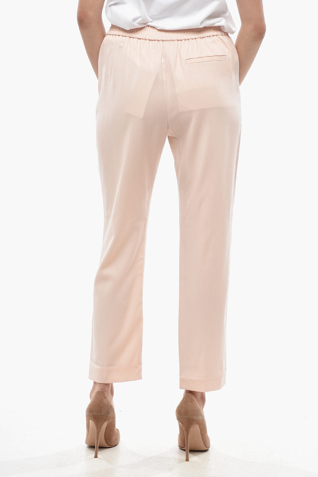 Stella McCartney 3050~Regular-Fit Wool Trousers with Zip Pockets, view 2