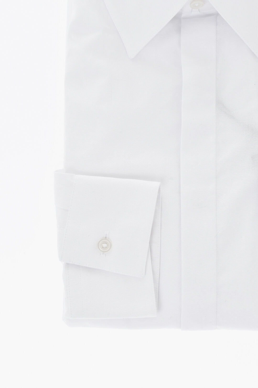 Corneliani 2405~CODE Slim Fit Shirt with Hidden Placket and Italian Collar