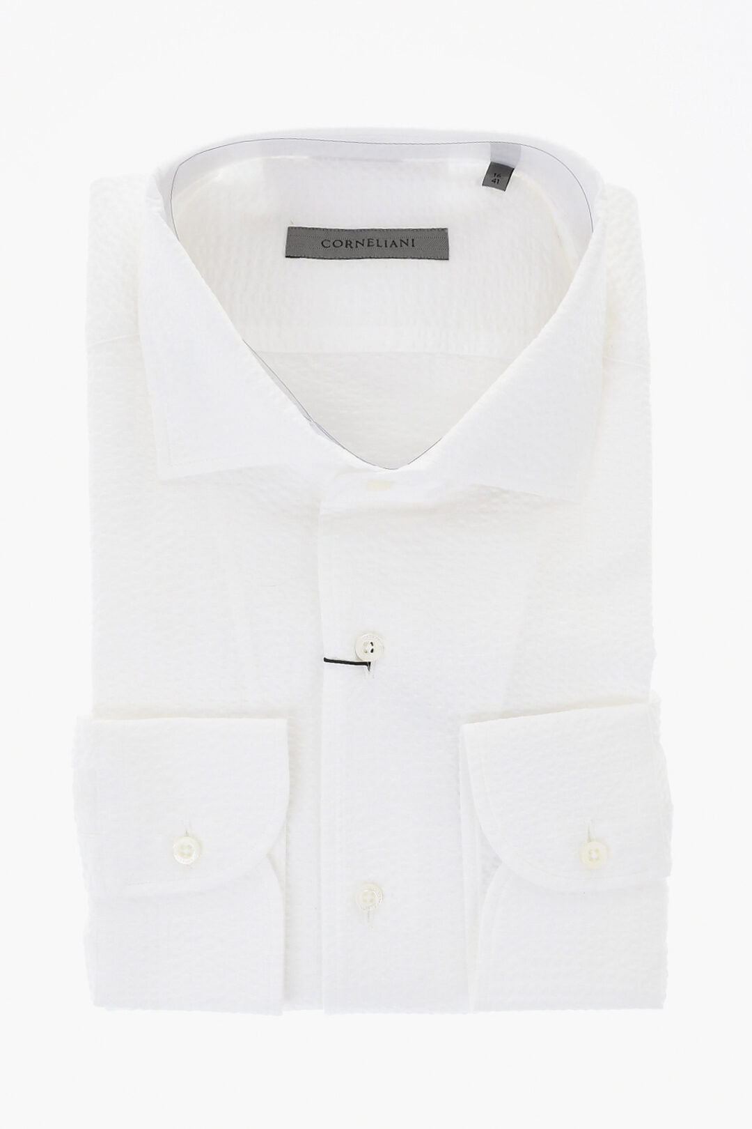 Corneliani 2405~Oxford Cotton Shirt With French Collar