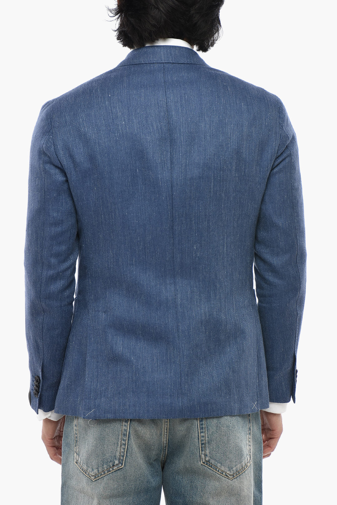 Corneliani 2405~Half-Lined Blazer GATE with Peak Lapel, view 2