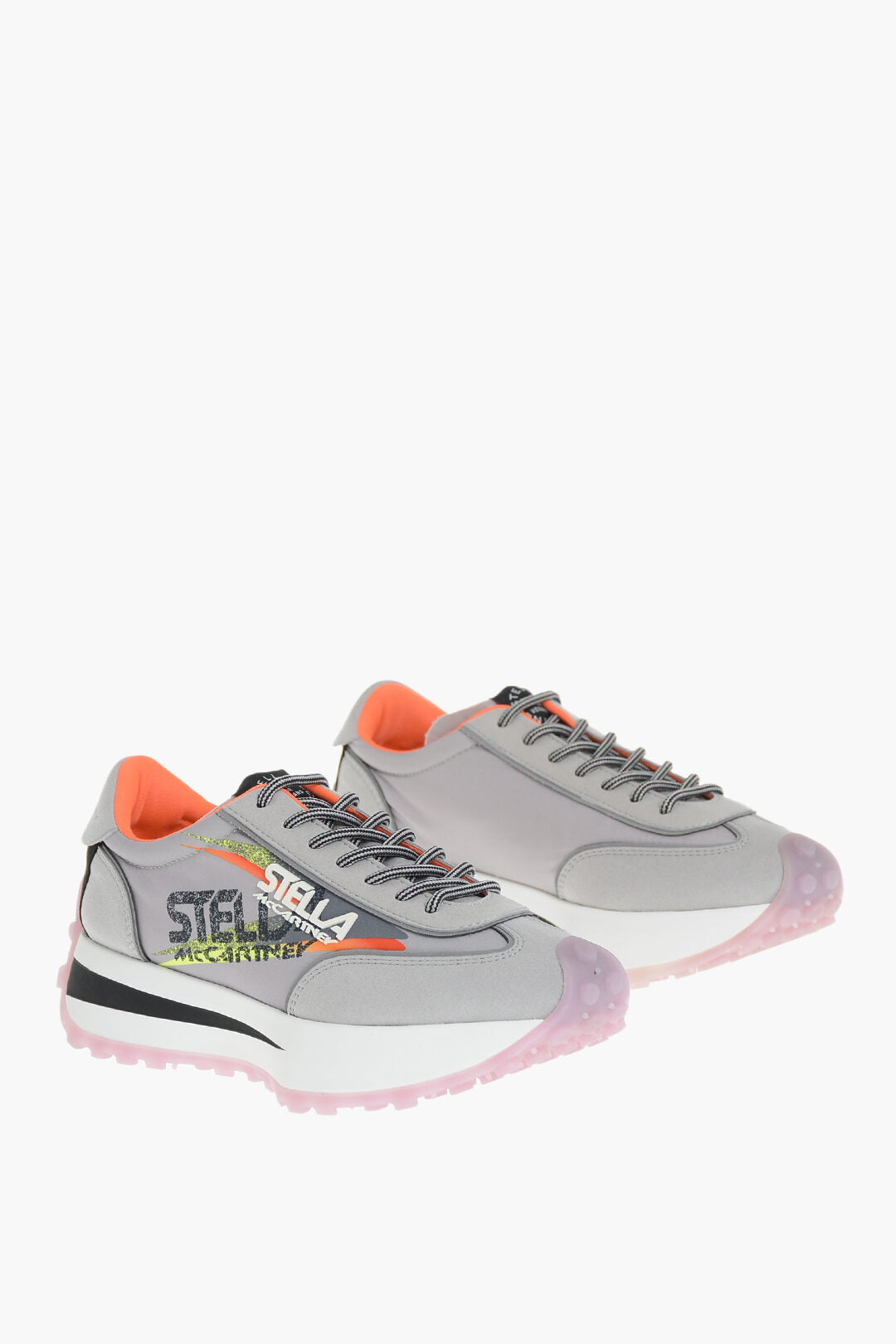 Stella McCartney 2470~Technical Fabric Low-Top Sneakers RECLYPSE with Contrasting Sole