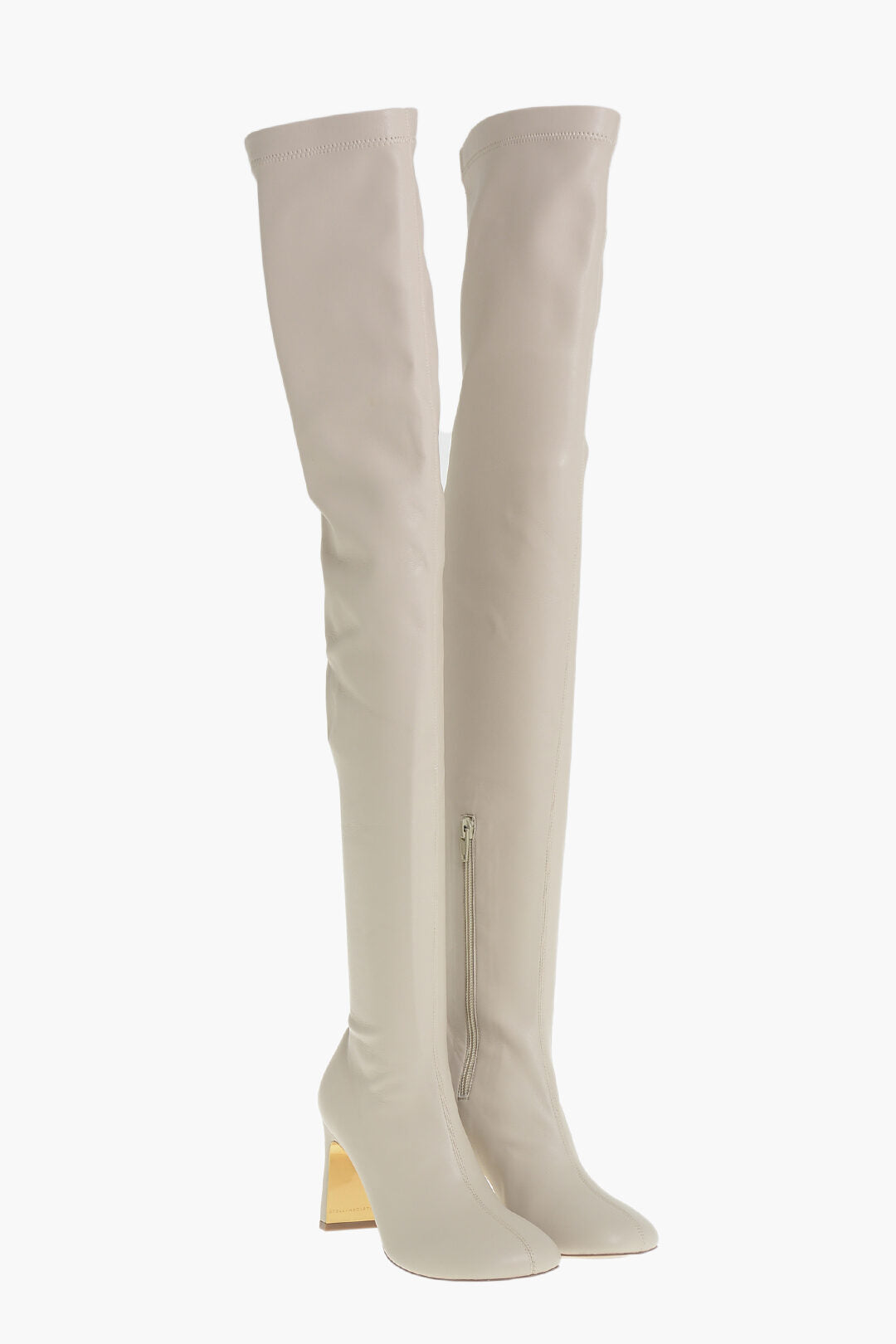 Stella McCartney 2500~Tall Faux Leather Boots IVY STRETCH With 8 cm Heel