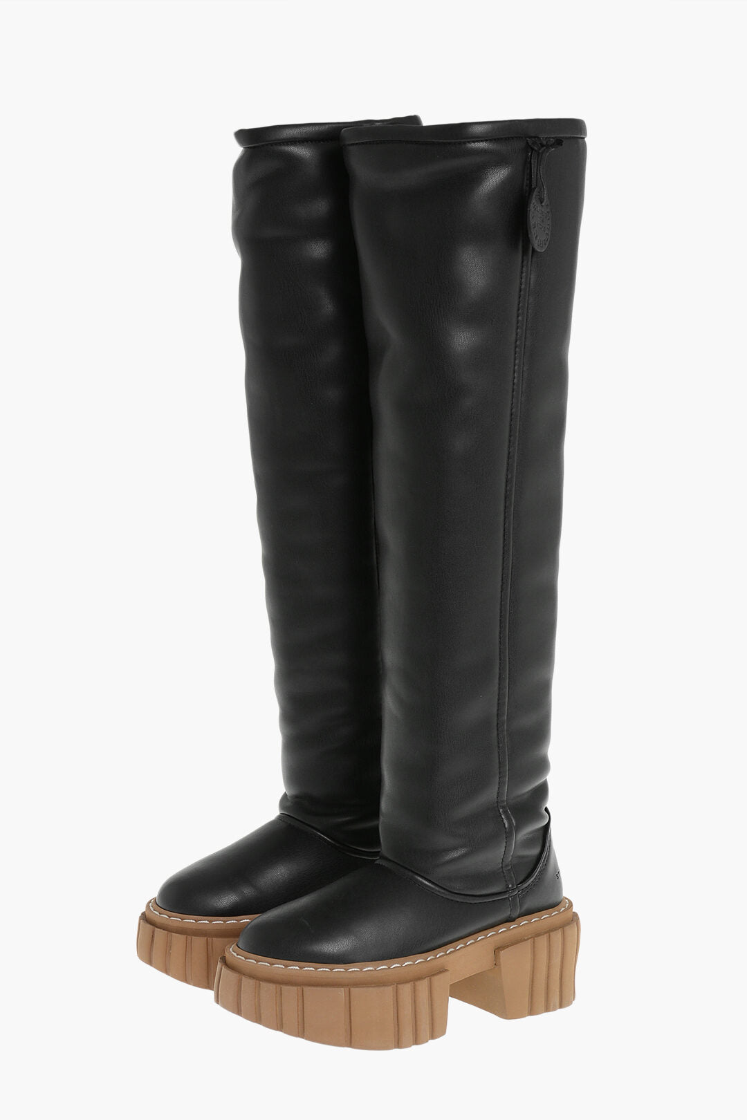 Stella McCartney 3500~Vegan Leather Boots EMILIE With Chunky Sole 7cm