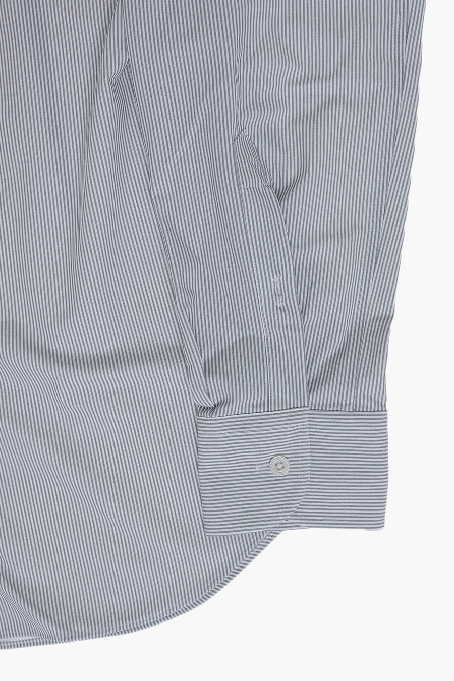 Corneliani 2470~Wrinkle-Free Stretch Fabric Shirt With Hairline Stripes, view 4