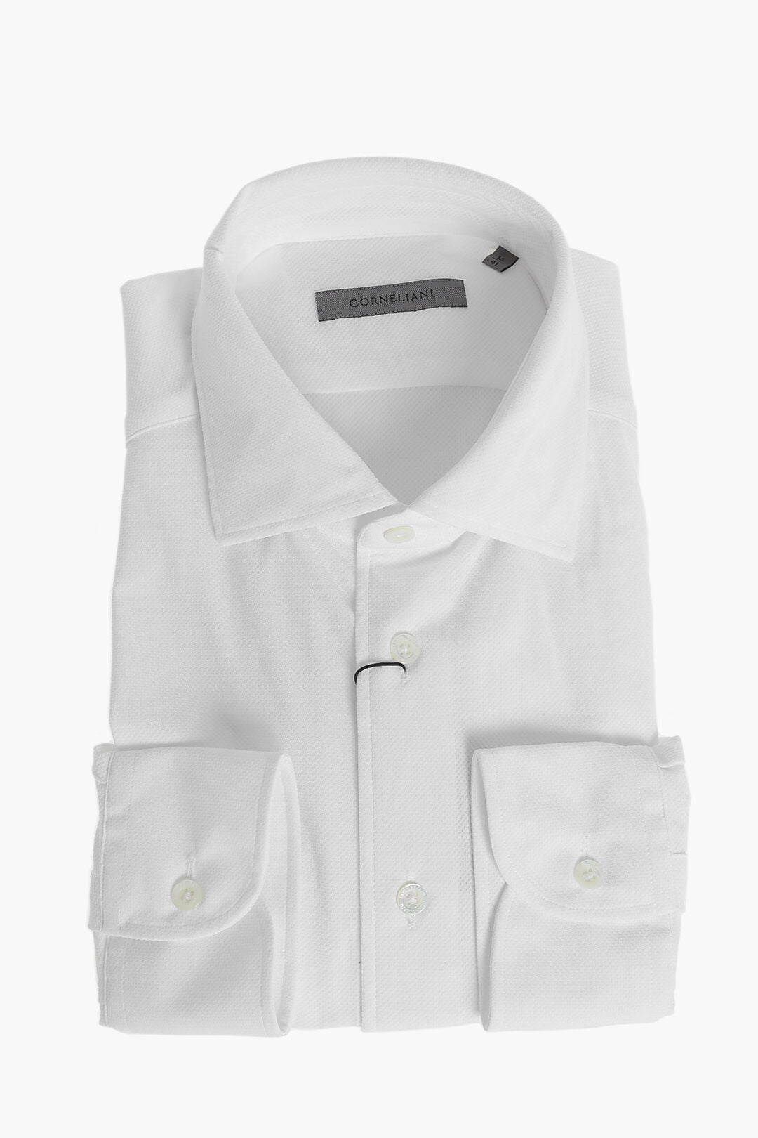 Corneliani 2405~Wrinkle-Free Solid-Color Shirt