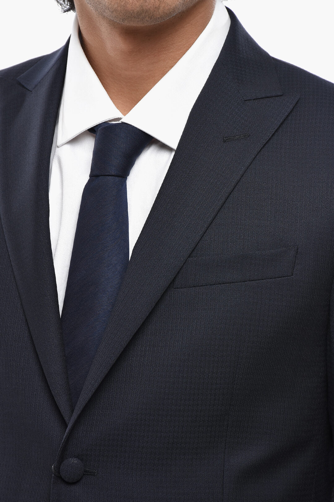 Corneliani 2405~CC COLLECTION Two-Button Blazer with Lance Lapel, view 2