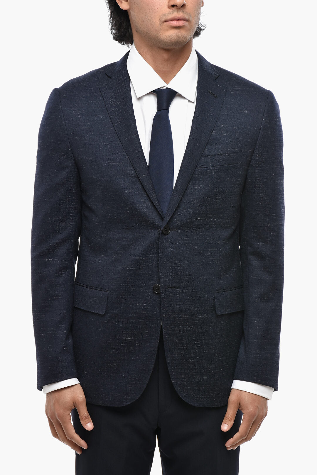 Corneliani 2405~Wool-Blend Blazer GATE with Classic Lapel
