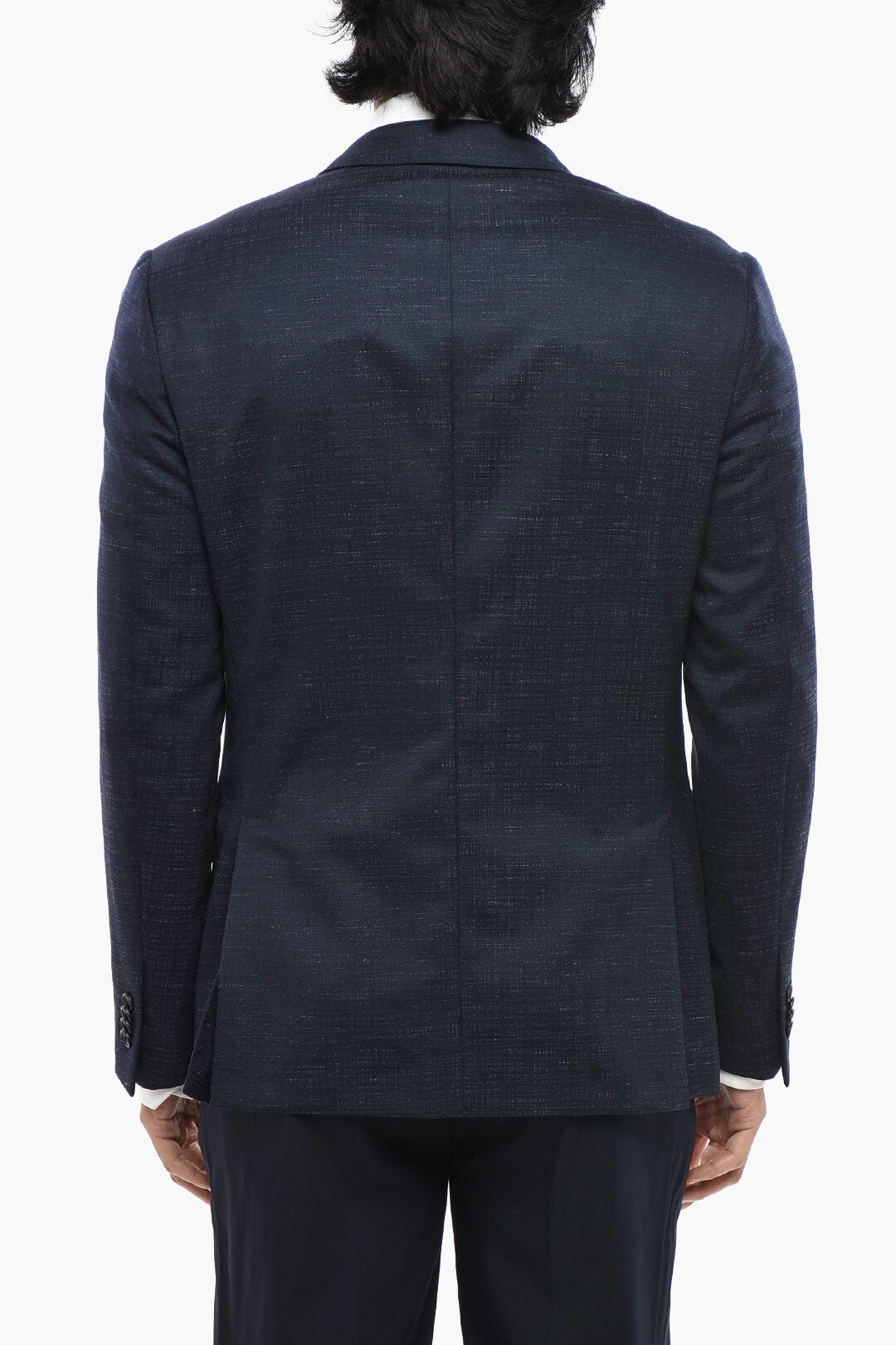 Corneliani 2405~Wool-Blend Blazer GATE with Classic Lapel, view 2