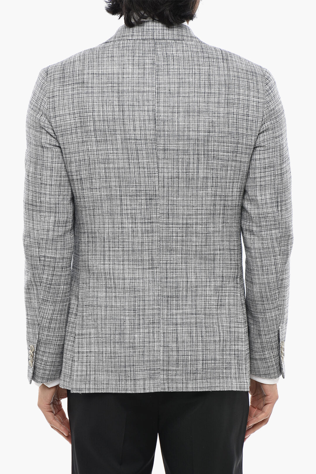 Corneliani 2405~CC COLLECTION Semi-Lined Tweed Blazer, view 2