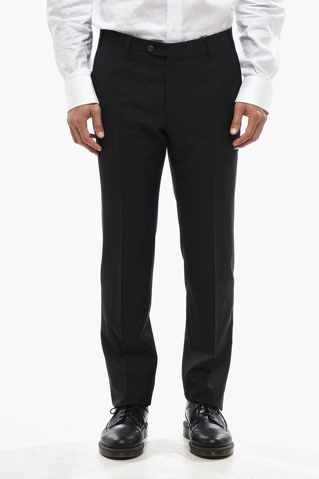 Corneliani 3500~CODE 4-Pocket Mohair Blend Trousers