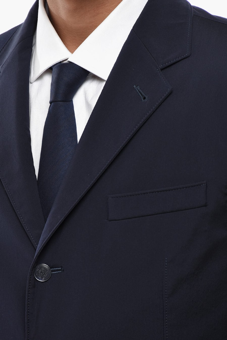 Corneliani 2405~Silk-Blend Blazer OUTDOOR With Patch Pockets, view 3
