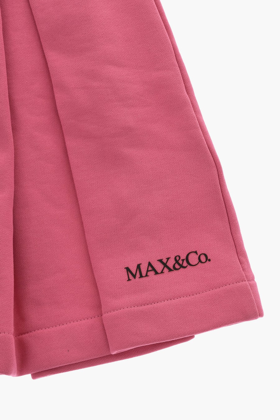 Max&Co. Kid 1050~Flared Solid-Color Skirt with Embossed Logo, view 2