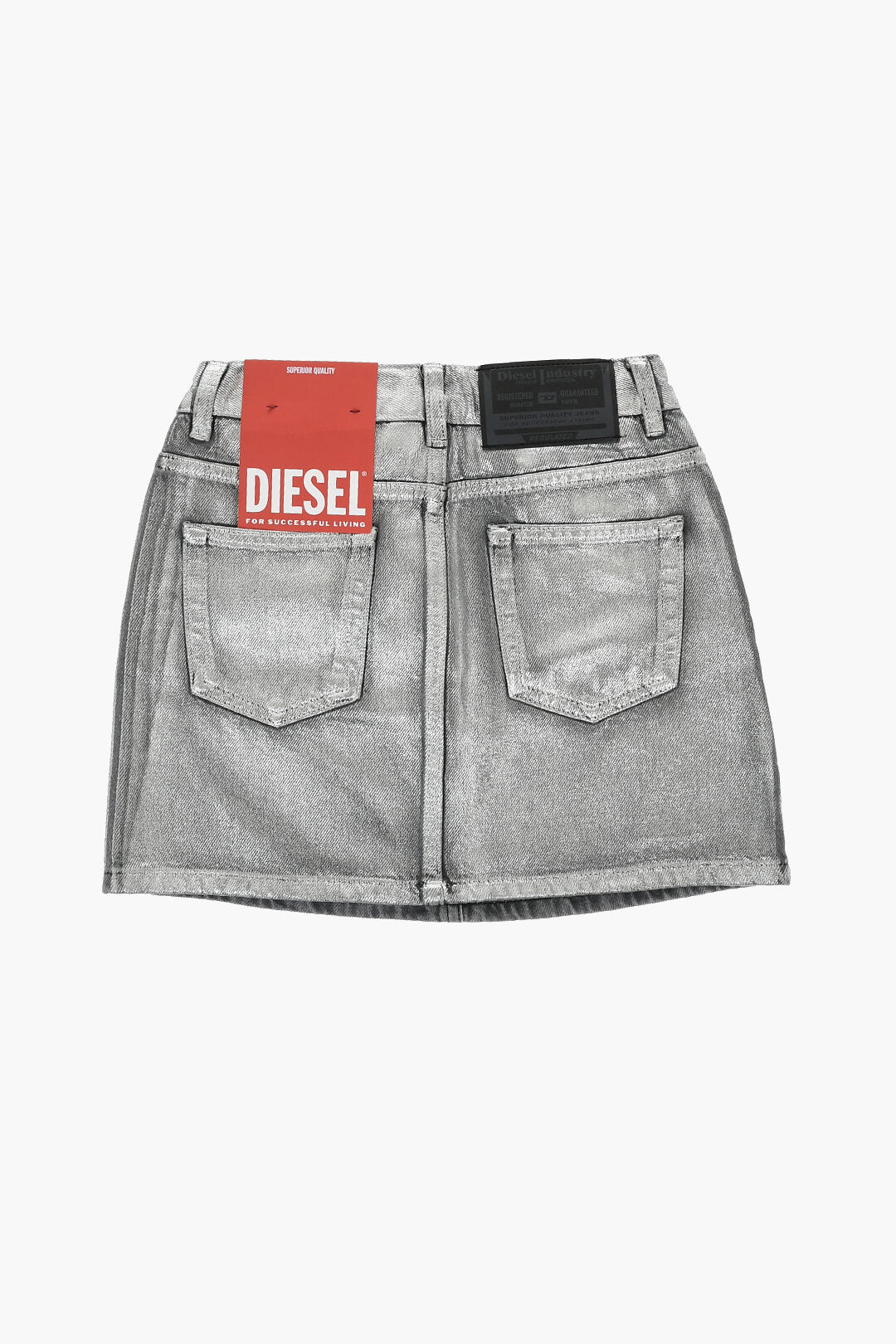Diesel Kids 1050~Denim Skirt GIANNA with Metallic Effect, view 2