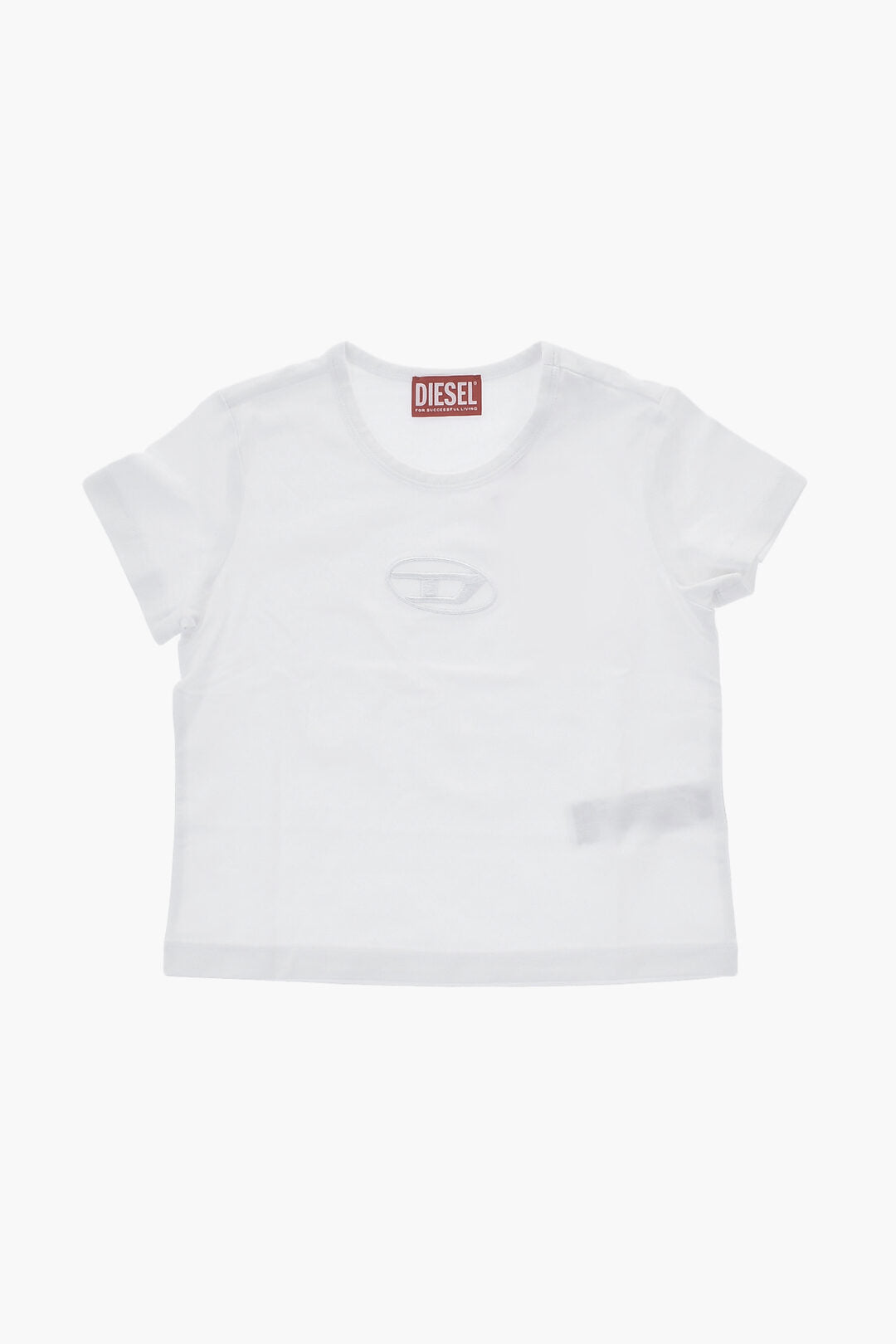 Diesel Kids 0405~Cotton T-Shirt With Ton Sur Ton Logo