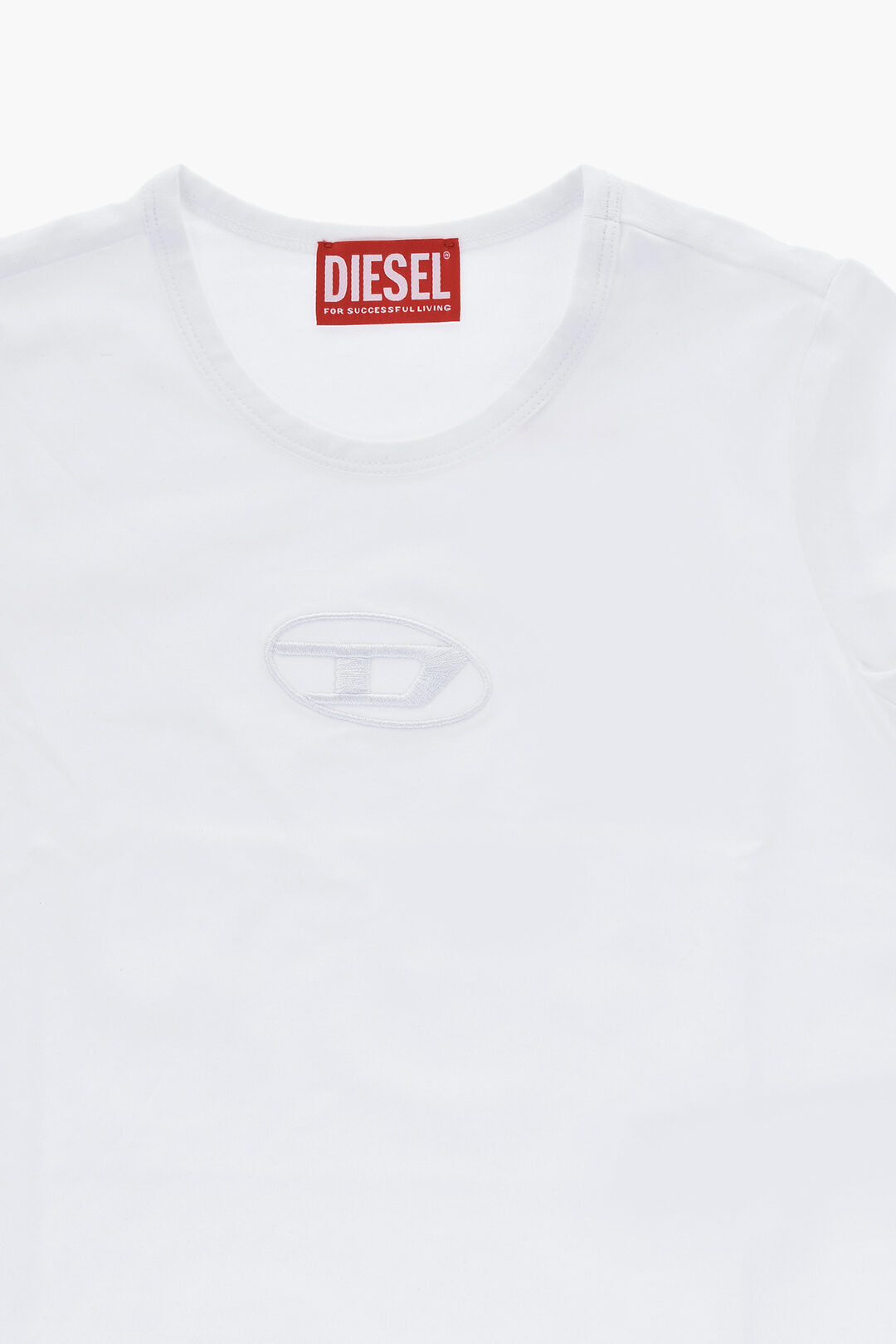 Diesel Kids 0405~Cotton T-Shirt With Ton Sur Ton Logo, view 2