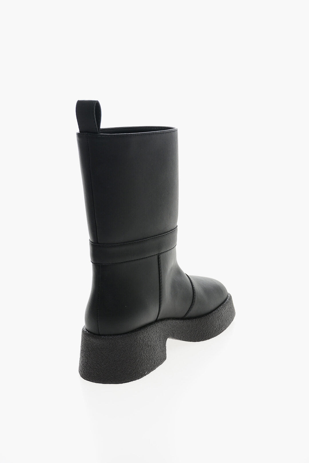 Stella McCartney 3500~Faux Leather Ankle Boots SKYLA with Wide Shaft, view 2