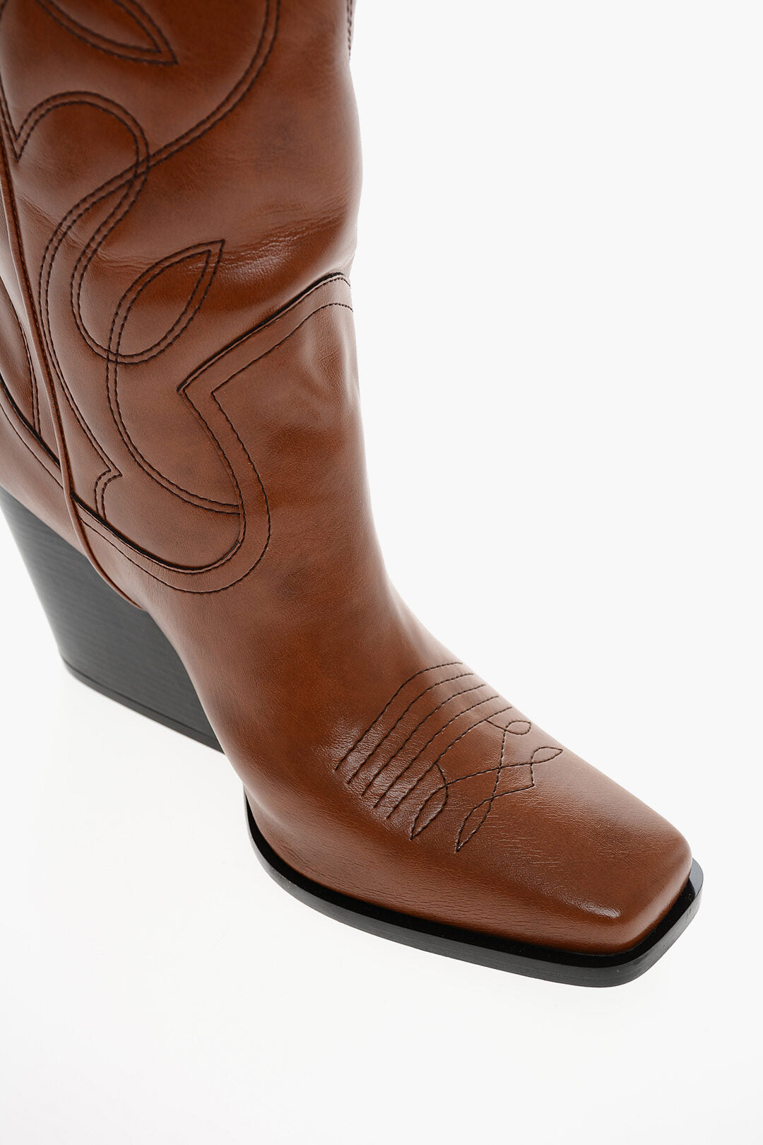 Stella McCartney 2405~Faux Leather Cowboy Boots COWBOY 8cm