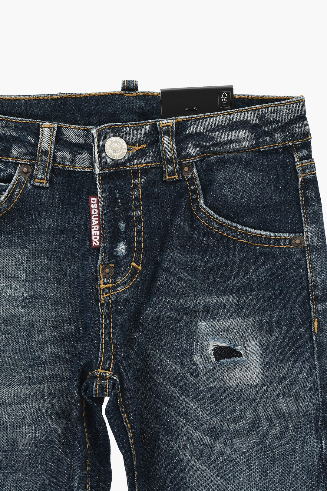 Dsquared2 Kids 0405~5-Pocket Jeans Cool Girl Fit 10cm