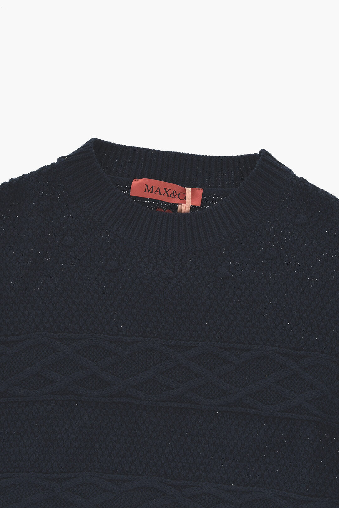 Max&Co. Kid 0405~Wool-Blend Cable Knit Crewneck