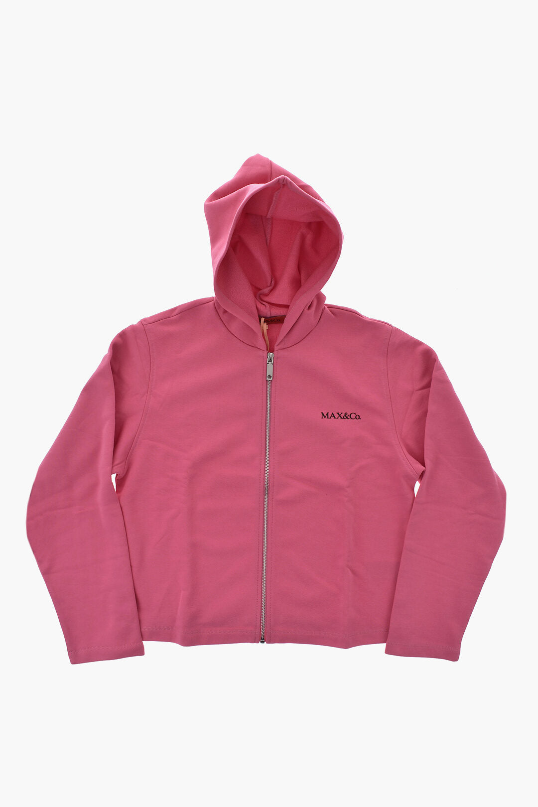 Max&Co. Kid 1050~Brushed Cotton Hoodie With Front Zip