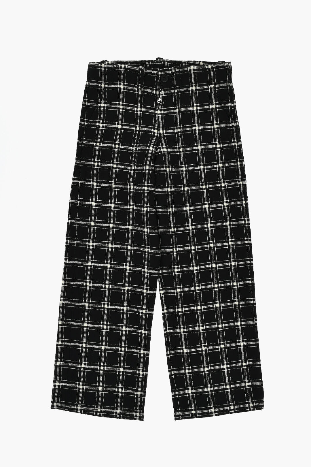 Marni Kids 1500~Four-Pocket Wool-Blend Trousers with Check Pattern