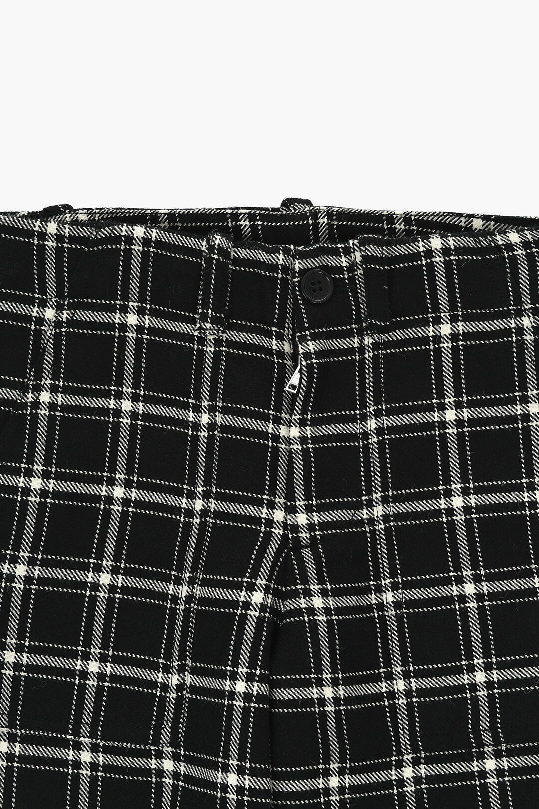 Marni Kids 1500~Four-Pocket Wool-Blend Trousers with Check Pattern, view 2