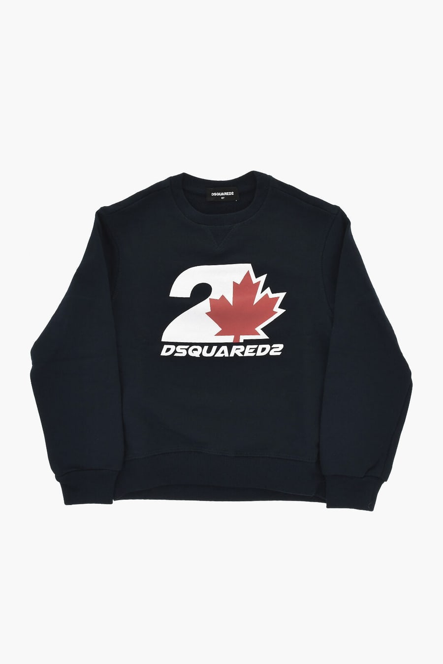 Dsquared2 Kids 0405~Crewneck Sweatshirt LEAF With Front Print