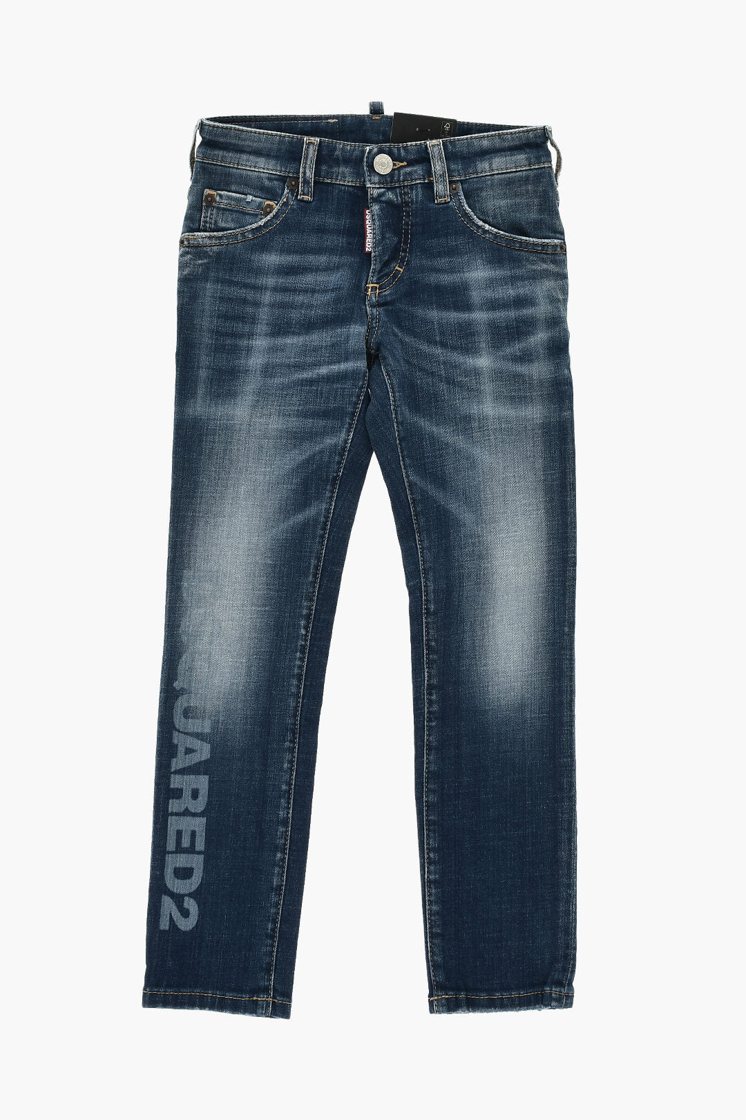 Dsquared2 Kids 0405~Delavè Denim 5-Pocket Jeans Clement Fit 12cm