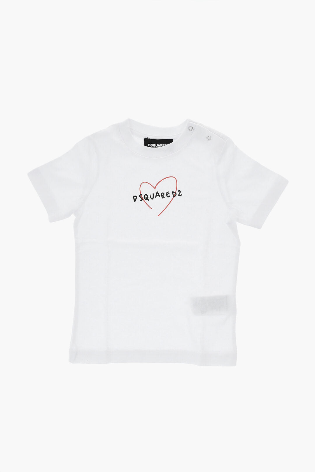 Dsquared2 Kids 0405~Cotton Crew Neck T-Shirt with Front Print