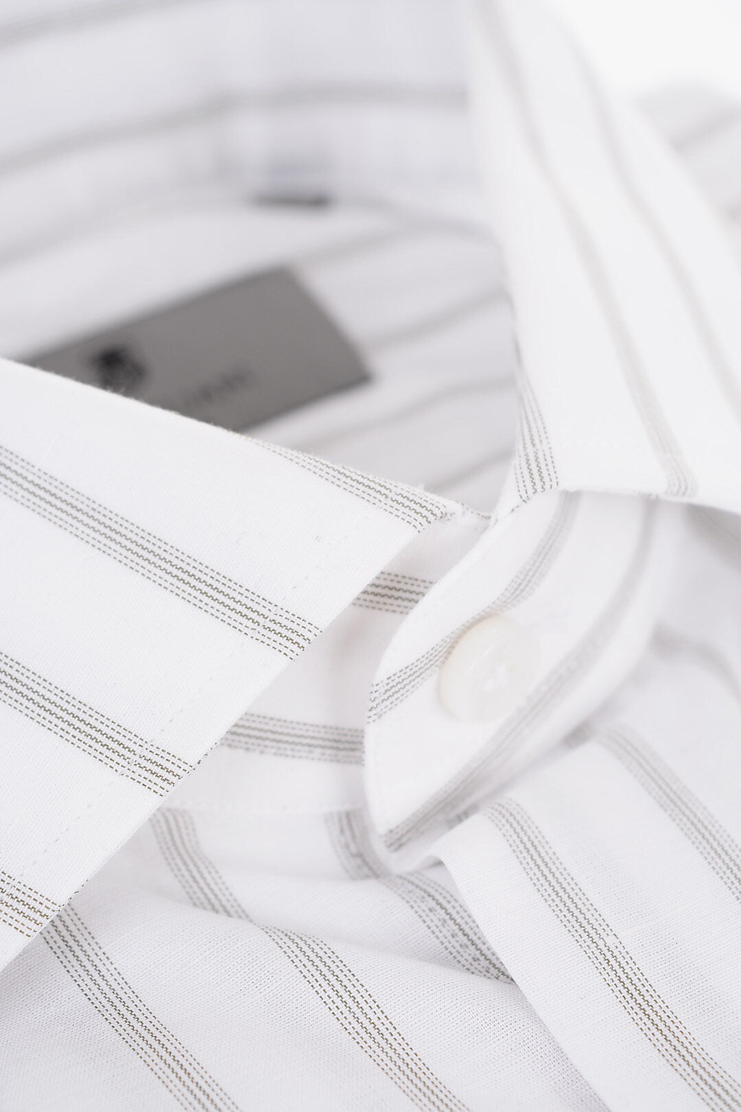 Corneliani 2405~SARTORIA Striped Cotton-Blend Shirt, view 2