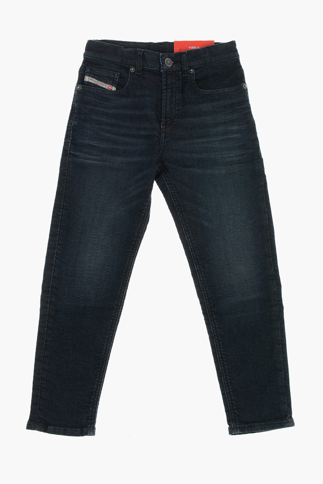Diesel Kids 0405~Stretch Cotton Jeans D-LUCAS with Logo Button