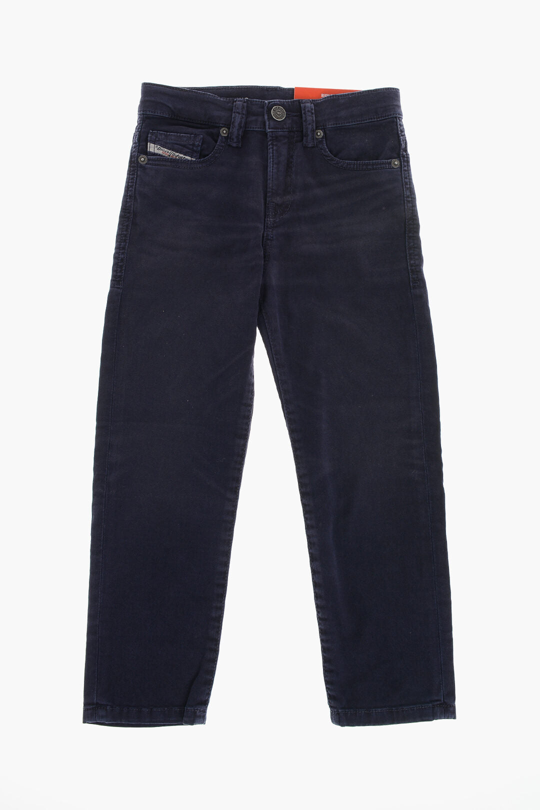 Diesel Kids 0405~Cotton Jeans With Monogram Embroidery