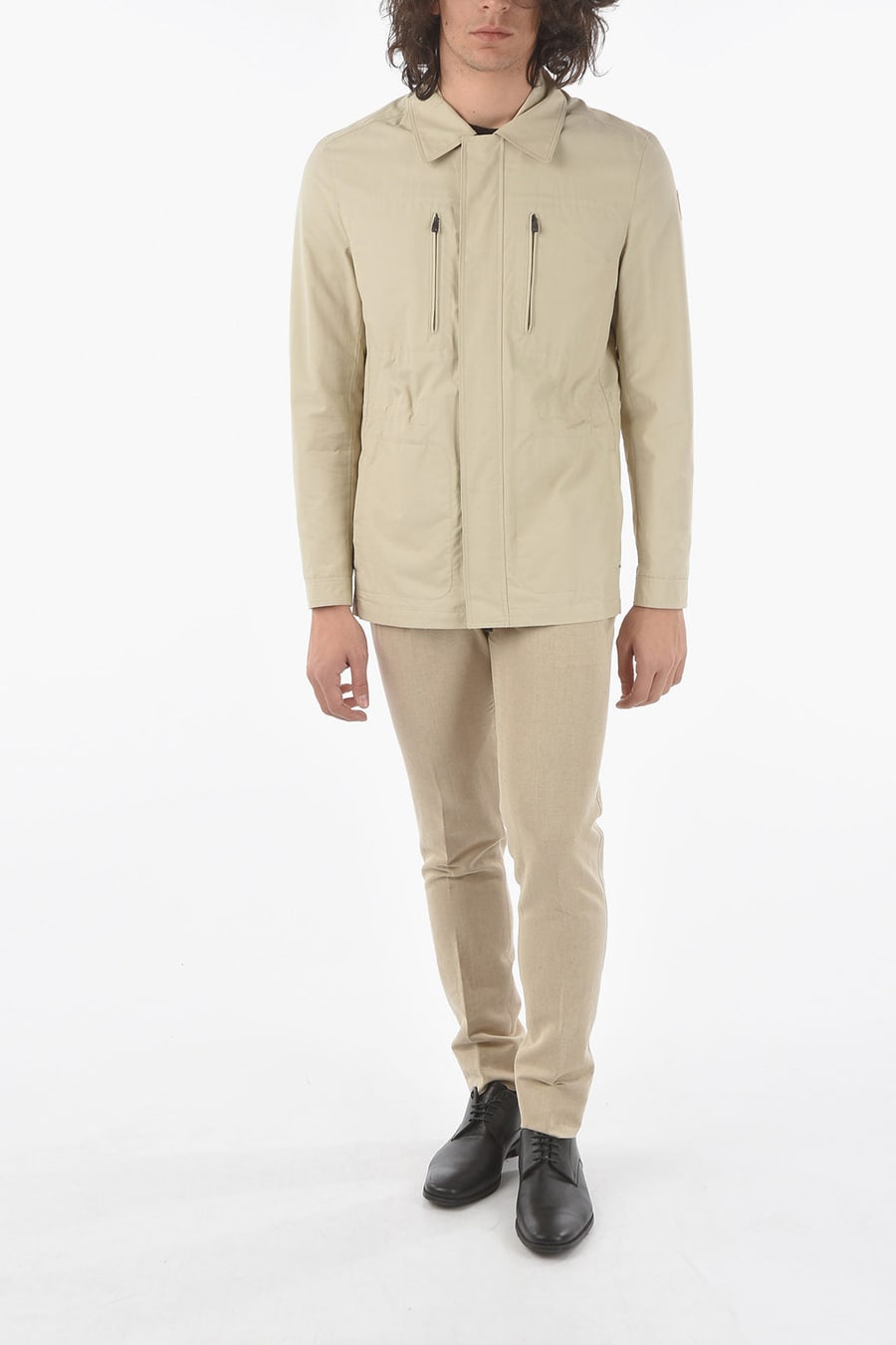 Corneliani 2500~ID Utility Jacket with Concealed Closure, view 4