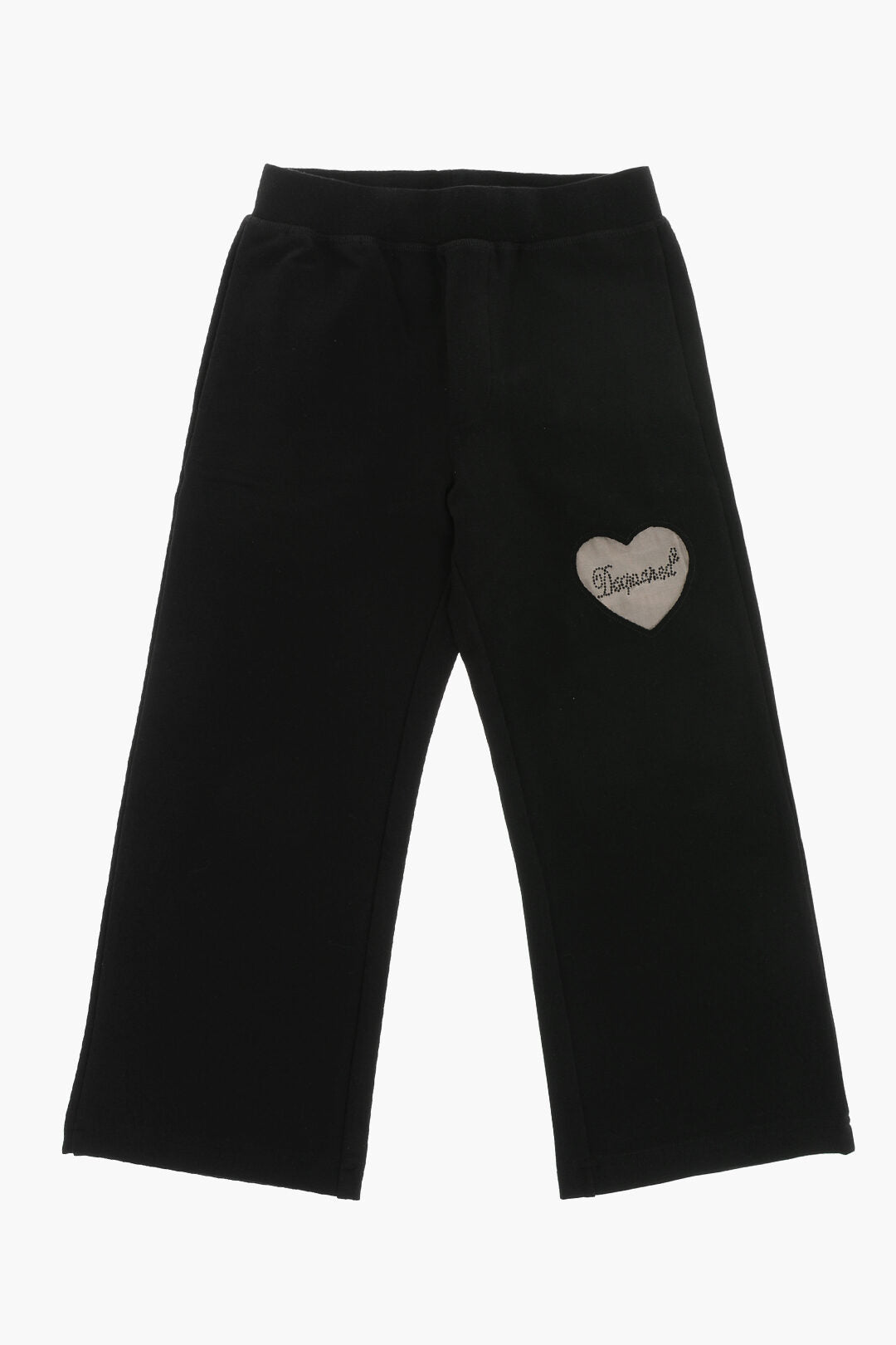 Dsquared2 Kids 1500~Straight-Leg Casual Pants With Heart-Shaped Decorative Detail