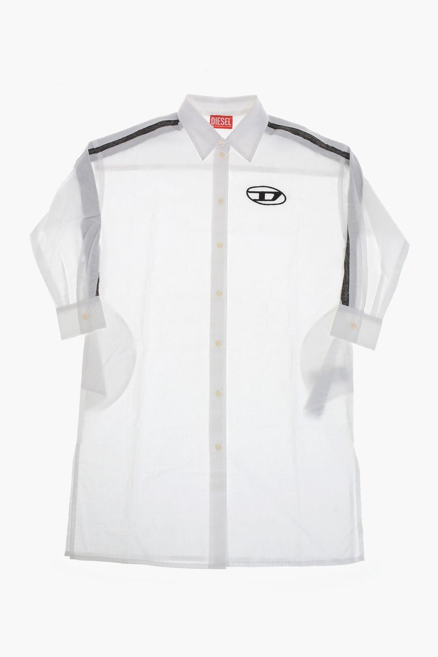 Diesel Kids 0405~Cotton Shirt Dress with Contrasting Monogram