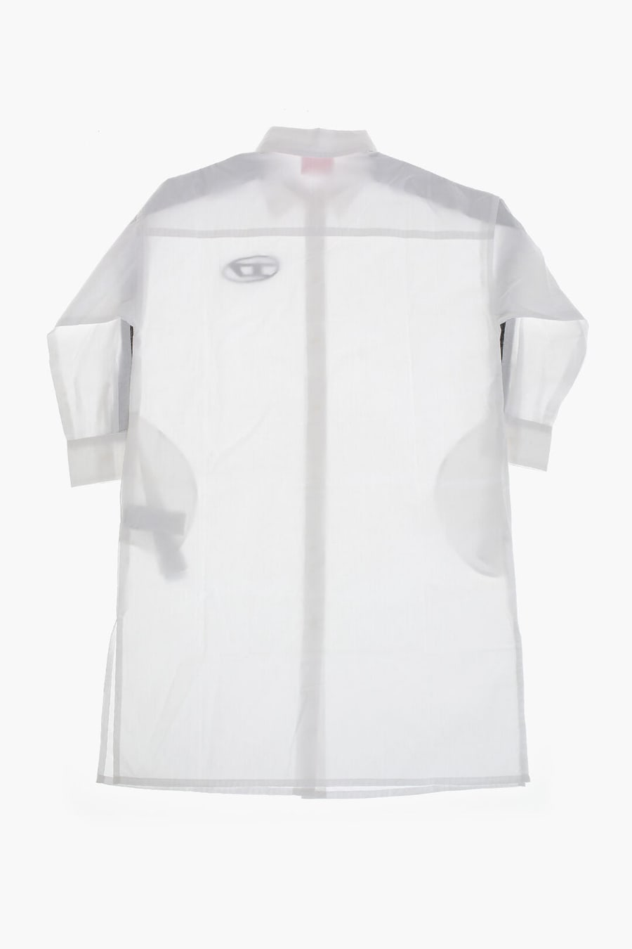 Diesel Kids 0405~Cotton Shirt Dress with Contrasting Monogram, view 3