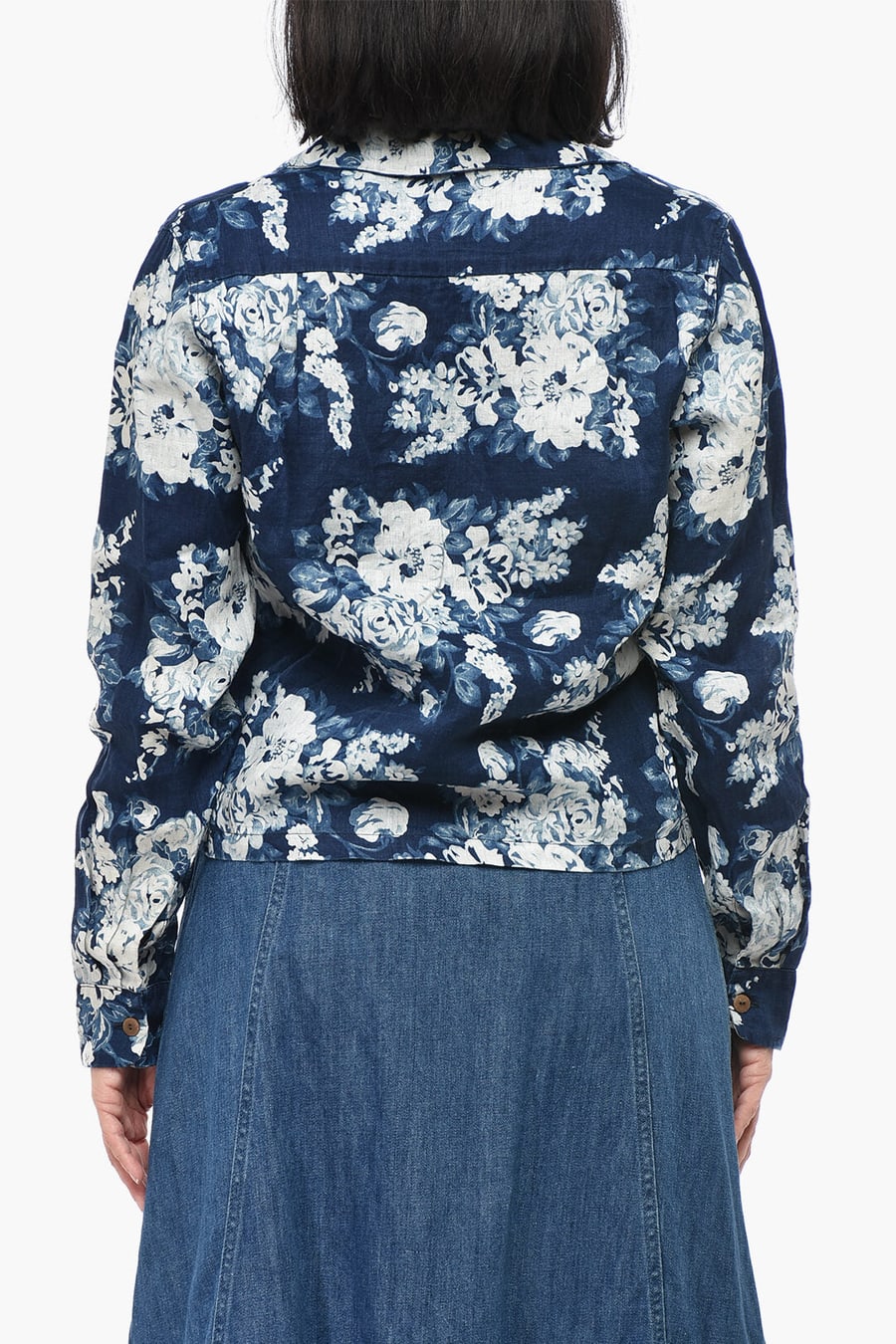 Kapital 2405~Linen Floral-Print Blouse, view 2