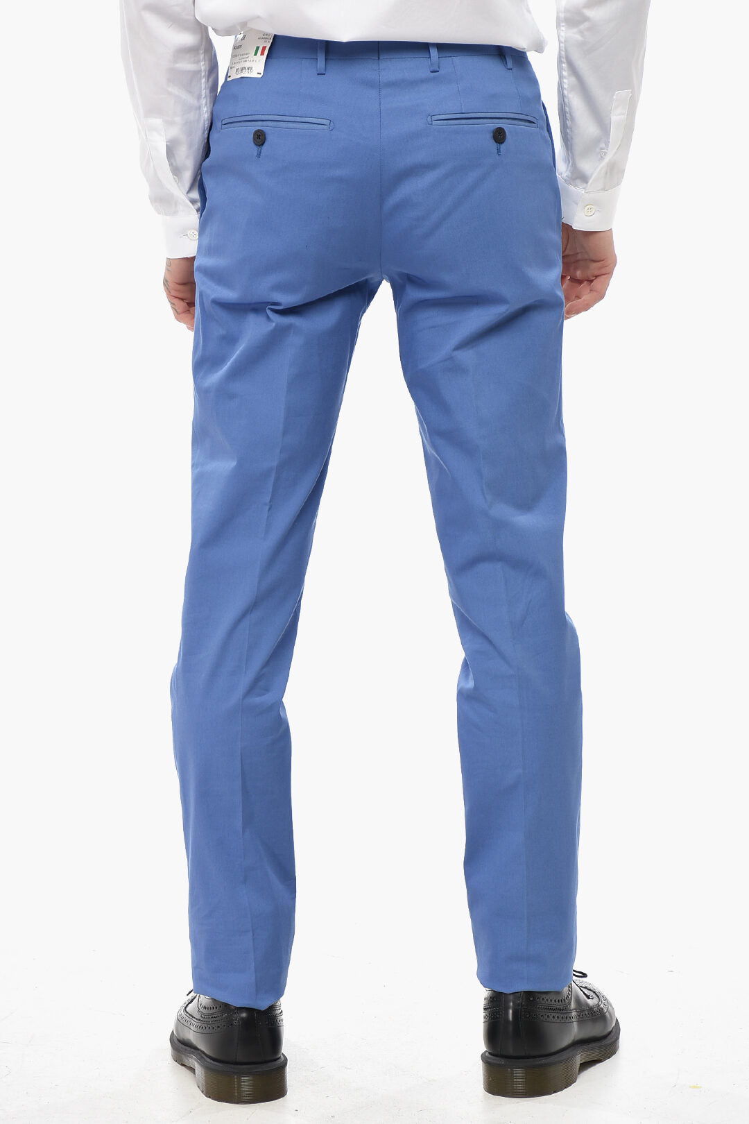 Corneliani 2405~Stretch-Cotton Plain Pants ACADEMY