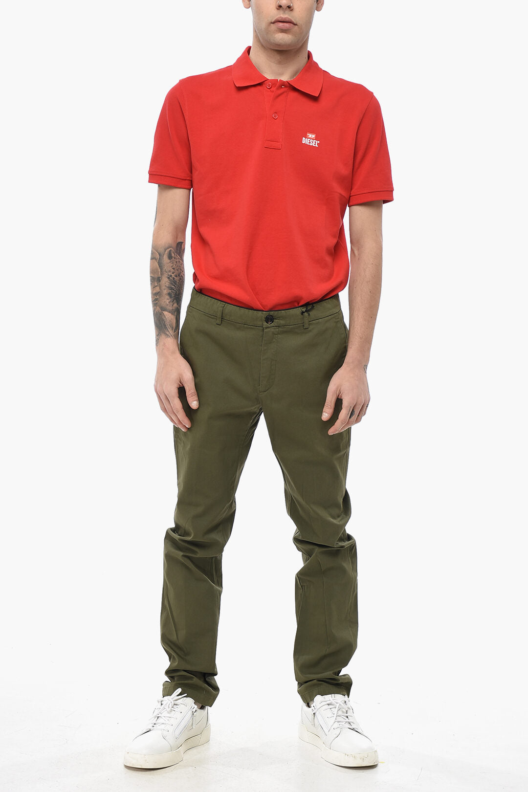 Department 5 2850~Cotton Regular-Waist Pants DAVID