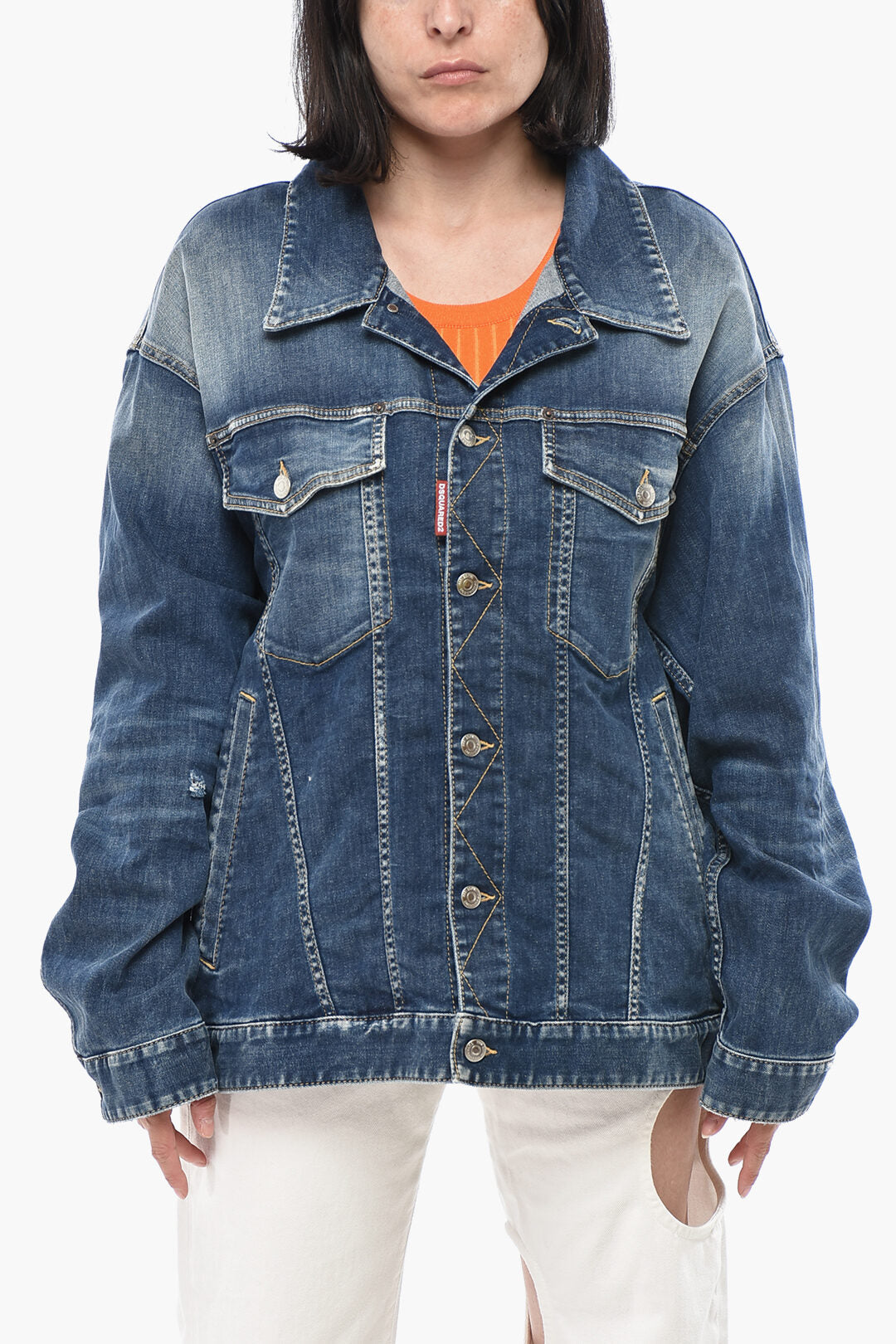 Dsquared2 2405~ICON Oversized Denim Jacket