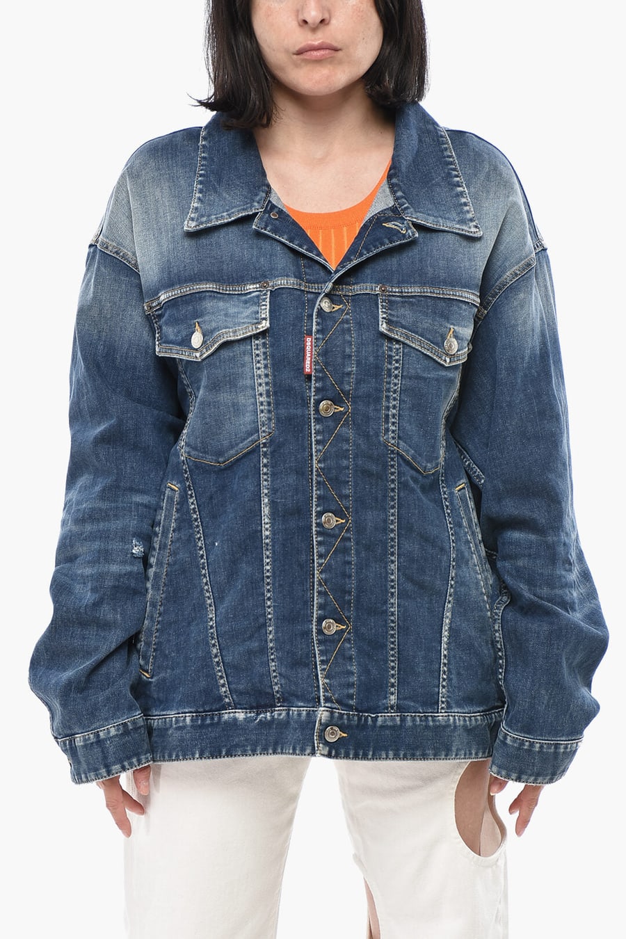 Dsquared2 2405~ICON Oversized Denim Jacket