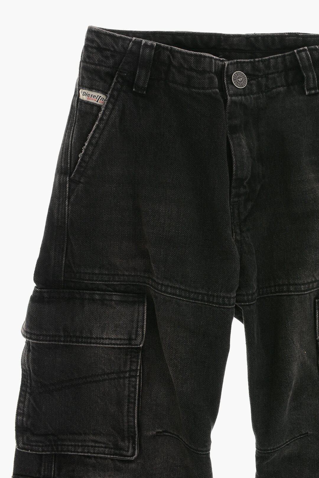 Diesel Kids 1500~Crago Jeans in Dark Wash With Branded Button, view 2