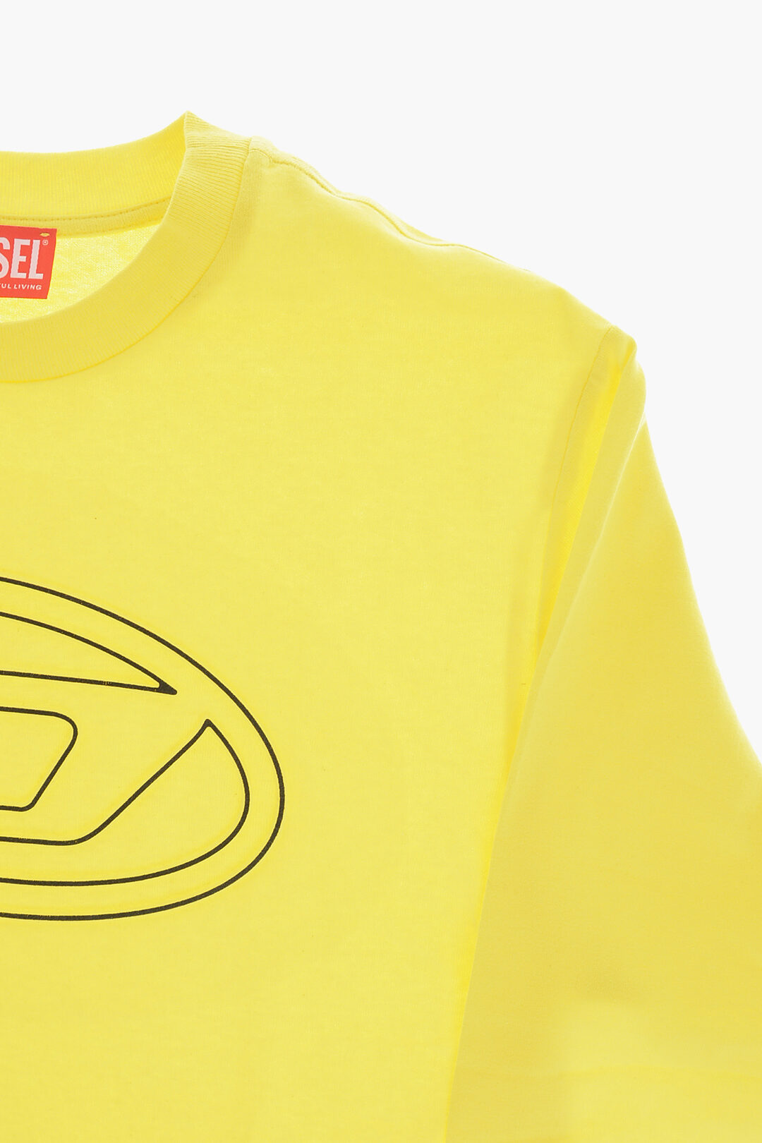 Diesel Kids 3000~Long-Sleeve T-Shirt with Embossed Monogram