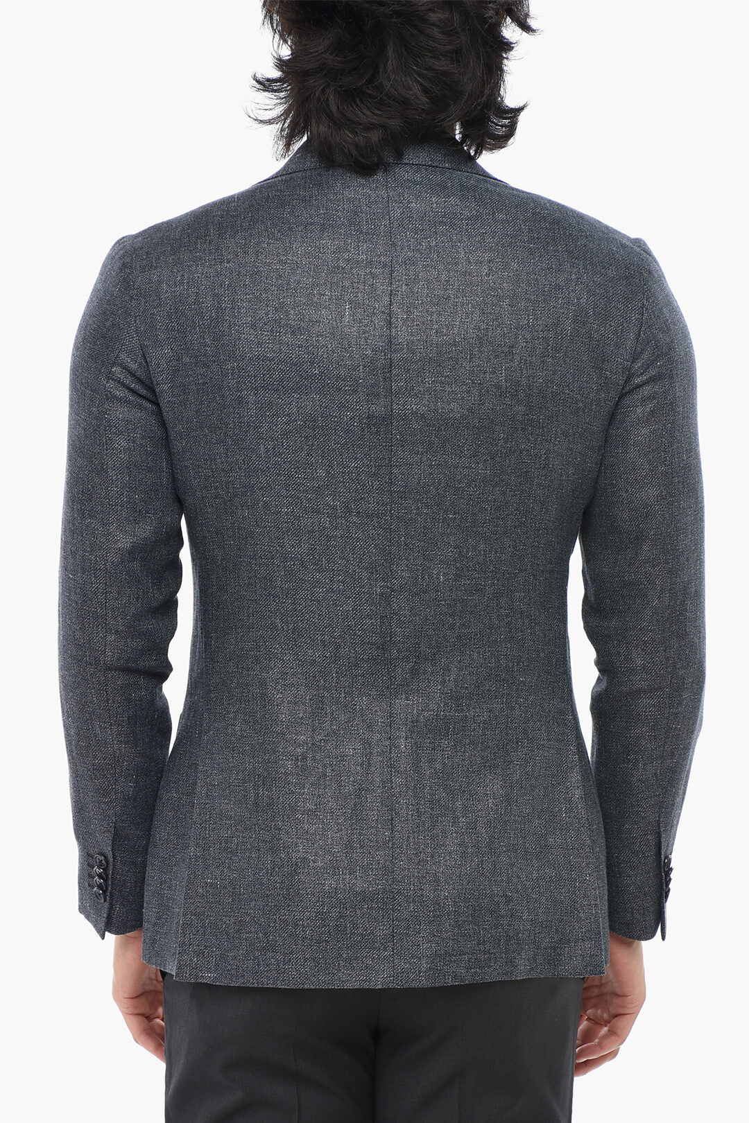 Corneliani 2405~CC COLLECTION Linen-Blend Blazer REFINED With Patch Pockets