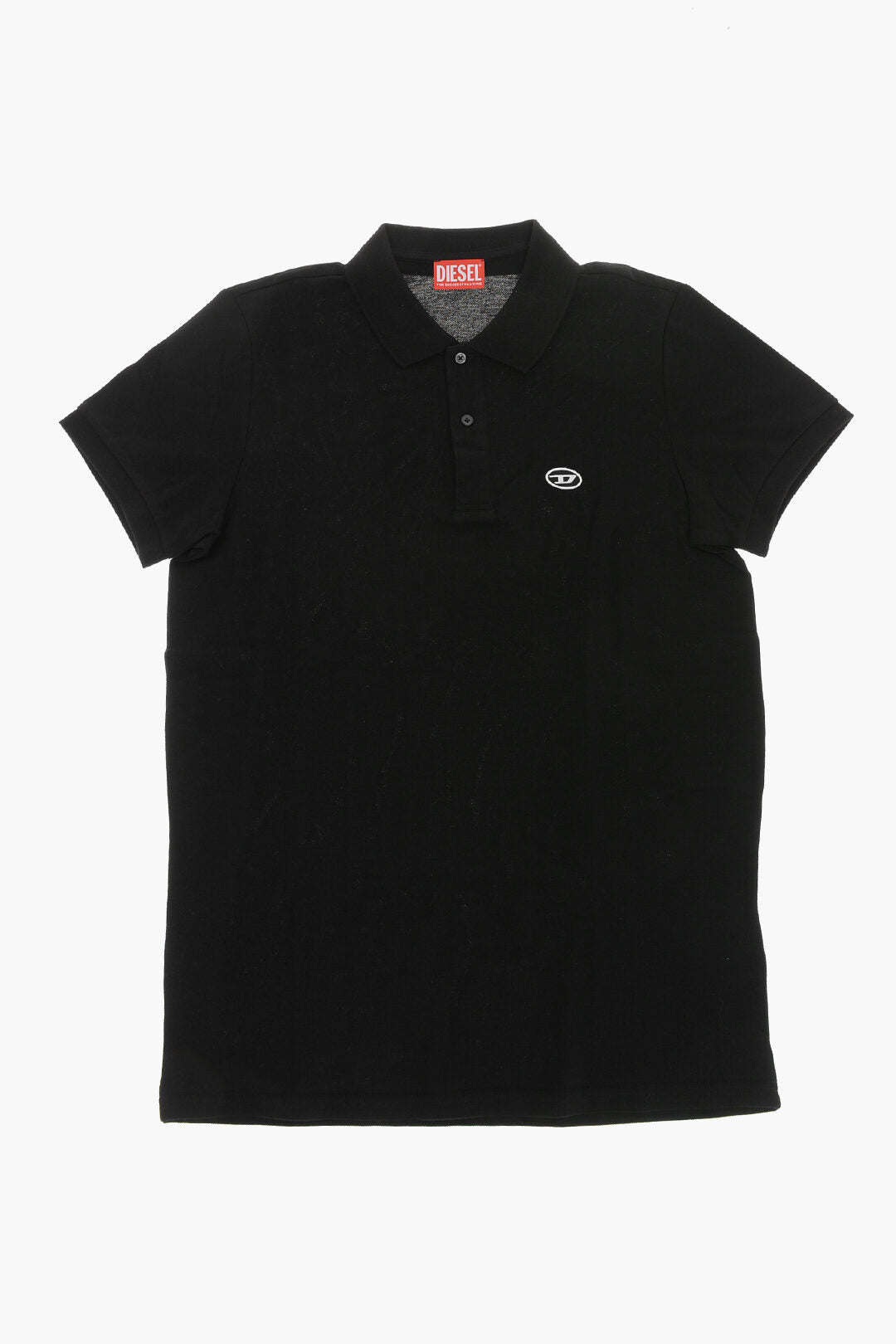 Diesel Kids 3500~Short-Sleeve Polo Shirt with Logo Detail