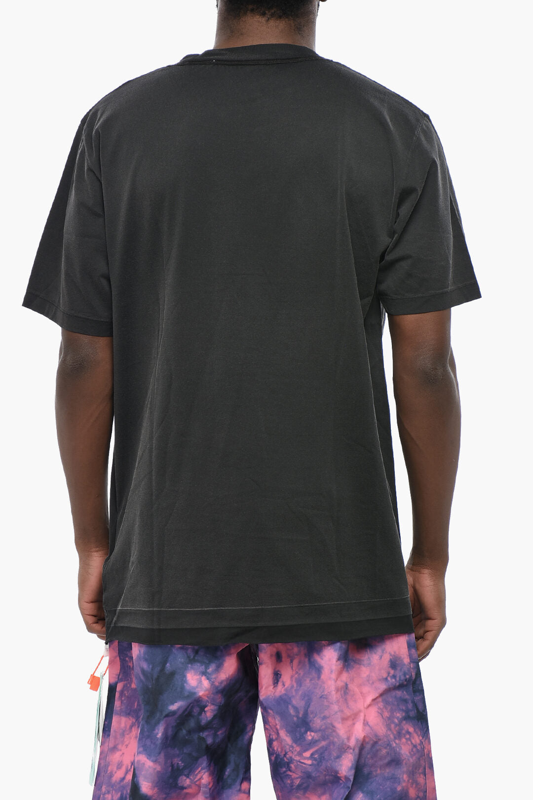 Off-White 2470~SEASONAL Crewneck T-Shirt WAVE OFF with Printed Logo, view 2